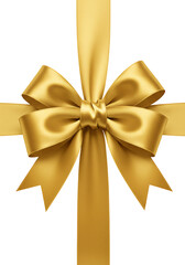 Elegant Gold Ribbon Bow