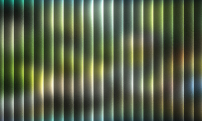 Grainy Gradient Background with Vertical Light Stripes in Green Teal