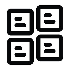 Minimalist black line illustration of sticky notes. Clean design, great for office, planning, study, and reminder purposes.
