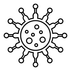 Obraz premium Pathogen Icons Line Art Collection