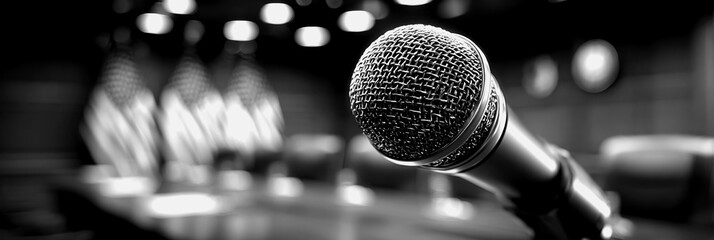 Preparation for a public speaking event in an official setting