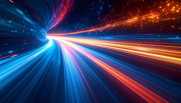 Abstract cosmic speed tunnel