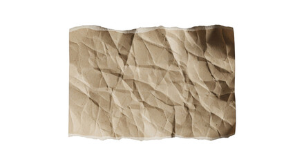 Obraz premium Crumpled paper with ripped edges isolated
