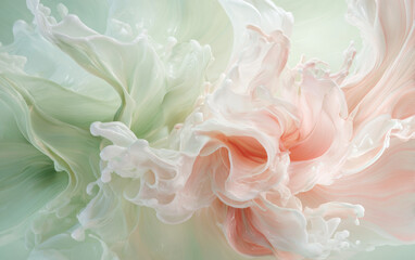 Retro style floral texture art background
