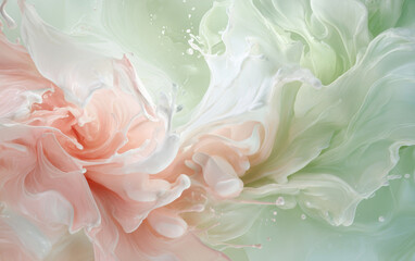 Retro style floral texture art background
