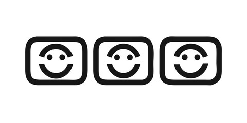 happy customer icon sign vector
