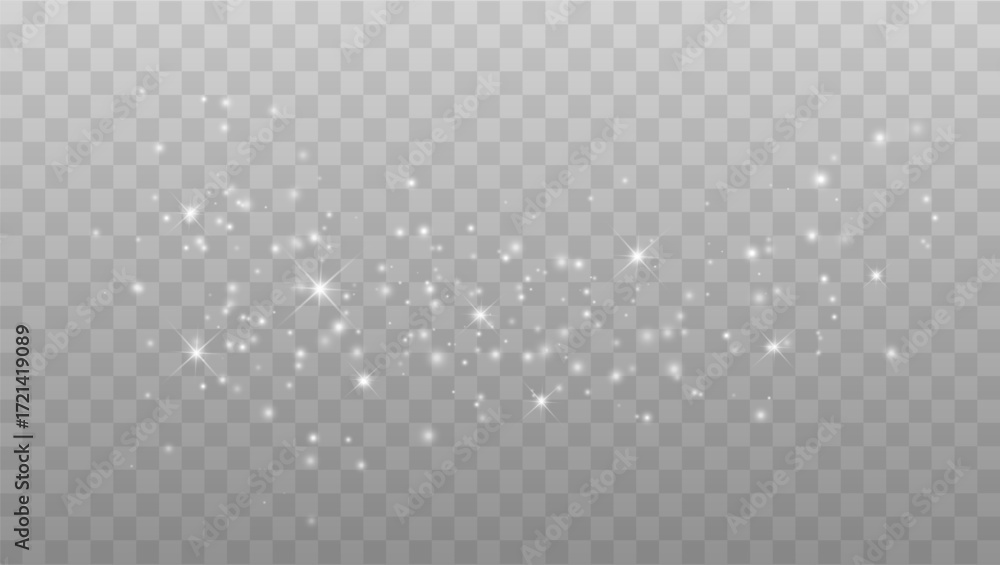 Canvas Prints glowing sparkles with dust. magic lights. glitter background.