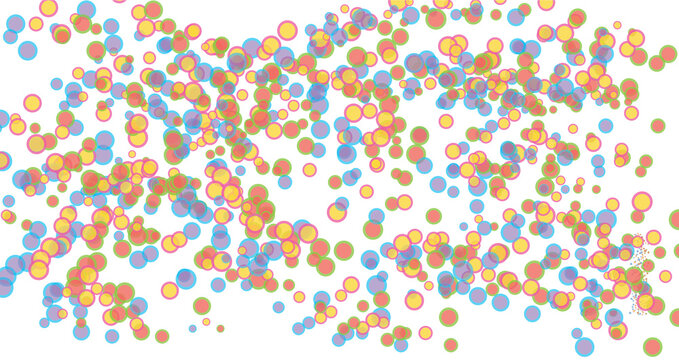 Scattered Plots, Dotted Abstract Background PNG Isolated on Transparent Background 