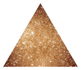 PNG Brown triangle icon glitter shape