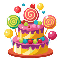 Pink Lotus Flower Cake