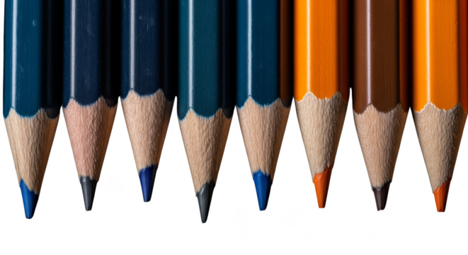 Sharp hues line the void