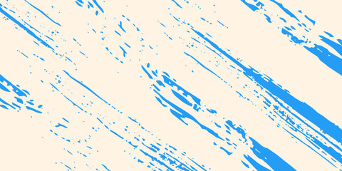 Naklejka premium Grainy blue spiral brush stroke with spray texture. Hand drawn distress damaged edge vintage banner with spiral bold line. Grainy bold brush strokes texture with scattered tiny dot