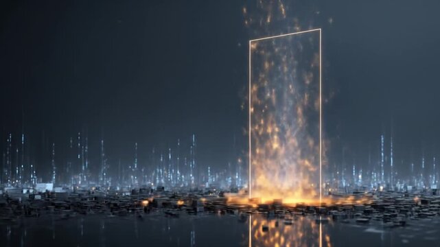 Burning gate digital world