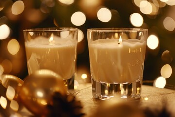 Animated Egg Nog Toast Celebration