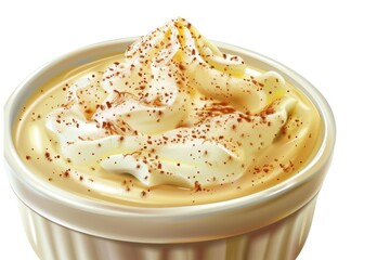 Delicious Eggnog Pudding Dessert