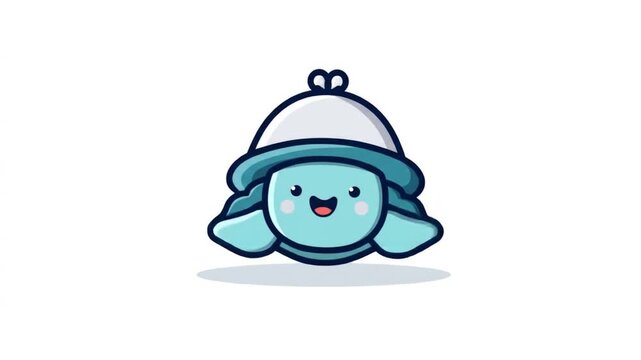 Cute turtle mascot