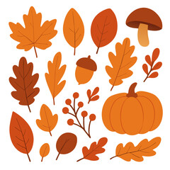 noisettes autumn trees vectors