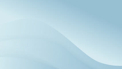 Obraz premium 柔らかな曲線のブルーグラデーション背景 