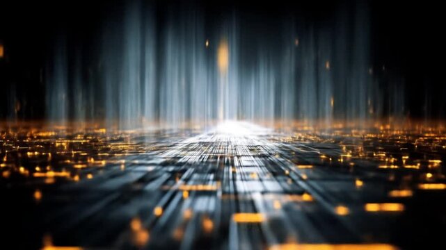 Digital cityscape pathway