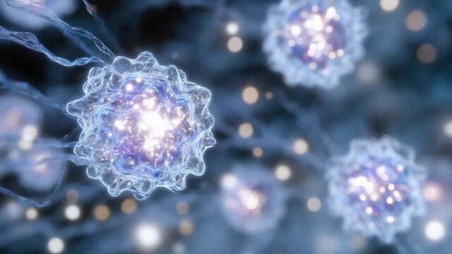 Explore the impact of exosome therapy on hair regrowth with detailed visuals of vesicle-cell interactions in a clinical setting.