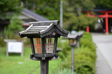 度津神社の灯籠