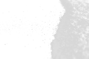 white snow on the transparent background