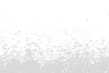 white snow on the transparent background