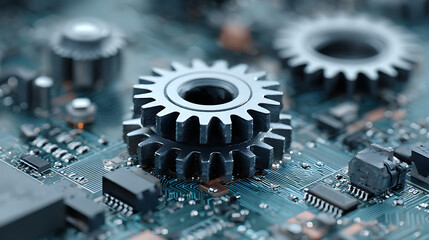 Fototapeta premium Challenges in Developing APIs for Remote Mechanical Layout Management
