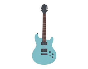 Naklejka premium Electric guitar. vector simple illustration 