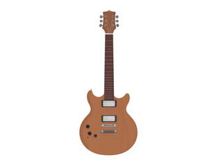 Fototapeta premium Electric guitar. vector simple illustration