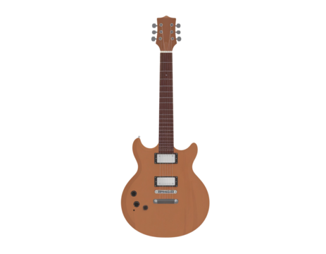 Electric guitar. vector simple illustration