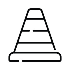 Take your hands on this amazing line style icon of traffic cone