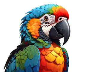 Fototapeta premium Parrot png picture 