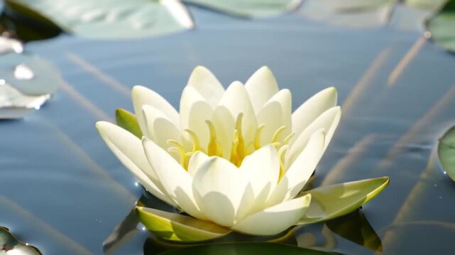 white water lily