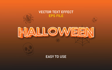 Halloween 3D Text Effect