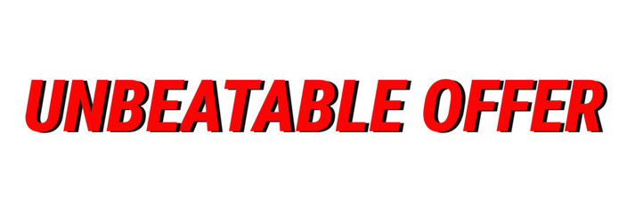 Unbeatable offer text message for promotion