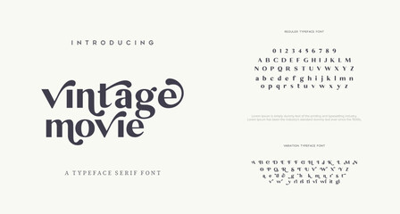 Elegant modern alphabet letters font logo. Typography luxury classic lettering serif italic fonts wedding vintage retro logos. vector illustration

