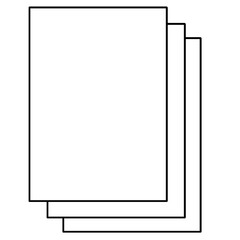 Minimalist Stack of Documents Icon