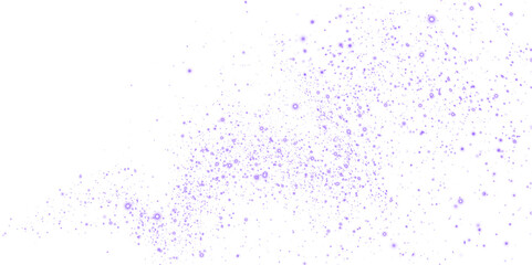 Abstract purple glitter overlay with scattered sparkles creating a dreamy atmosphere, ideal for backgrounds, invitations, and creative projects with copy space