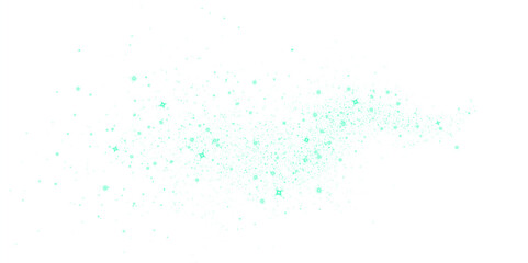 Vibrant teal glitter overlay with sparkling stars and shimmering particles, perfect for enhancing designs, invitations, and creative projects with a magical touch