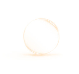 Soft glowing circular png overlay with transparent background, ideal for design projects, enhancing visuals, and creating ethereal effects in digital artwork