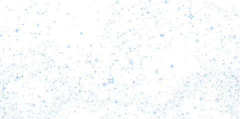 Soft blue starry overlay with sparkling elements creating a dreamy atmosphere, ideal for enhancing designs, backgrounds, and creative projects with a whimsical touch