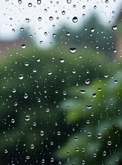 rain drops on the window