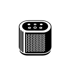 Sleek Modern Wireless Bluetooth Speaker Vector Illustration