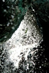 water flowing into the water