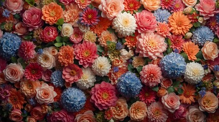 A vibrant 3D floral arrangement in full bloom with cinematic lighting and dynamic textures.