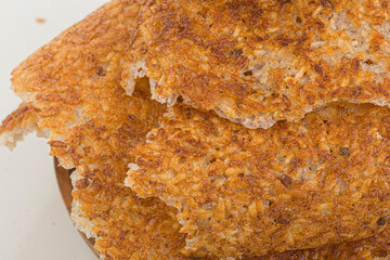 Crispy rice crust, Korean food Nurungji.
