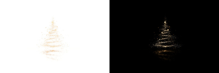 Christmas Tree Lights PNG Overlay  Sparkling Spruce Holiday Glow