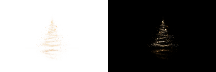 Christmas Tree Lights PNG Overlay  Sparkling Spruce Holiday Glow