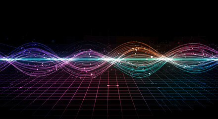 Abstract vector background with technology theme